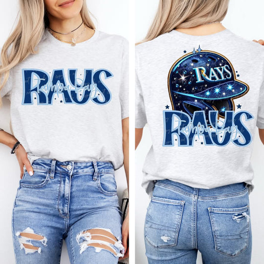 Rays baseball Faux Sequin - DTF TRANSFER (VDS MR25)