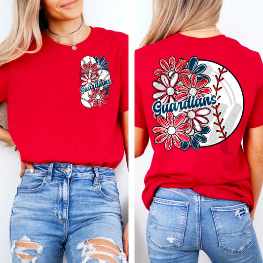 Guardians - DTF TRANSFER (MMD A25 baseball floral)