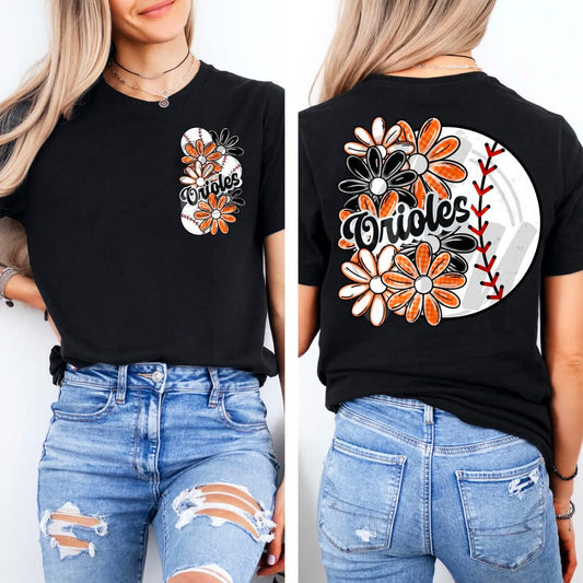 Oriels - DTF TRANSFER (MMD A25 baseball floral)