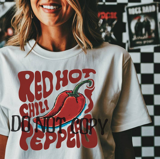 Red Hot - DTF TRANSFER (RTD rock band)