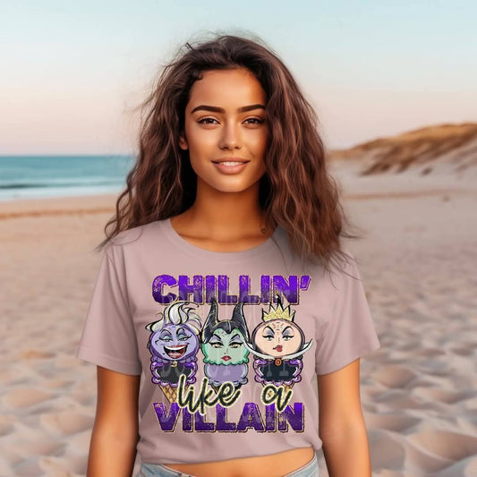 Chillin like a villain - DTF TRANSFER (Villain Summer PHDC/SSDD)