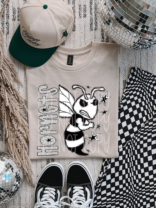 Hornets dotted half mascot - DTF TRANSFER (PHDC JU25)