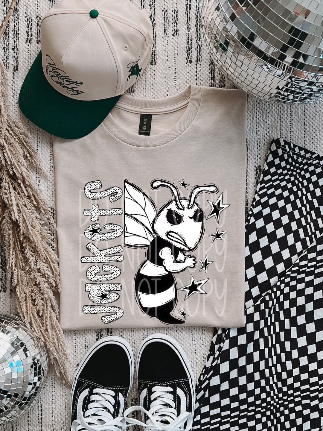 Jackets dotted half mascot - DTF TRANSFER (PHDC JU25)