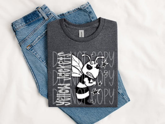 YELLOW JACKETS dotted half mascot - DTF TRANSFER (PHDC JU25)