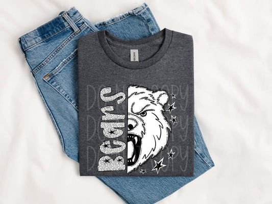 BEARS dotted half mascot - DTF TRANSFER (PHDC JU25)