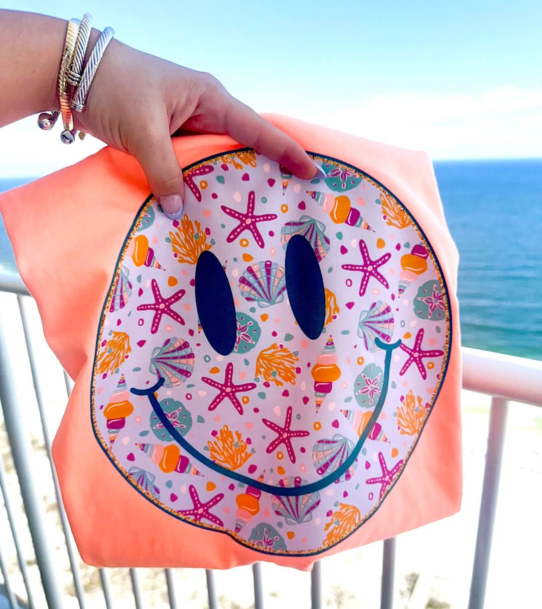 Seashell smile beach - DTF TRANSFER (TCC)