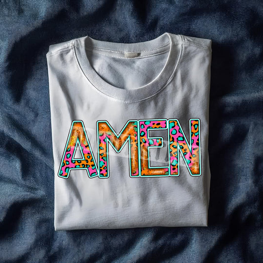 Amen leopard - DTF TRANSFER (CST JUN25)