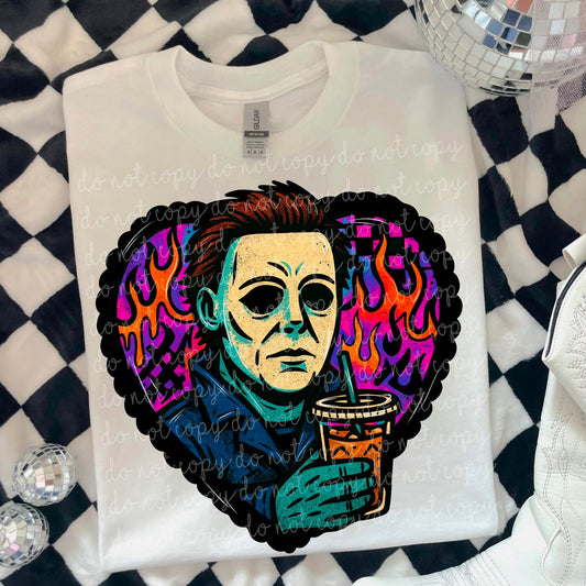 Michael Horror Hearts - DTF TRANSFER (MMDD)