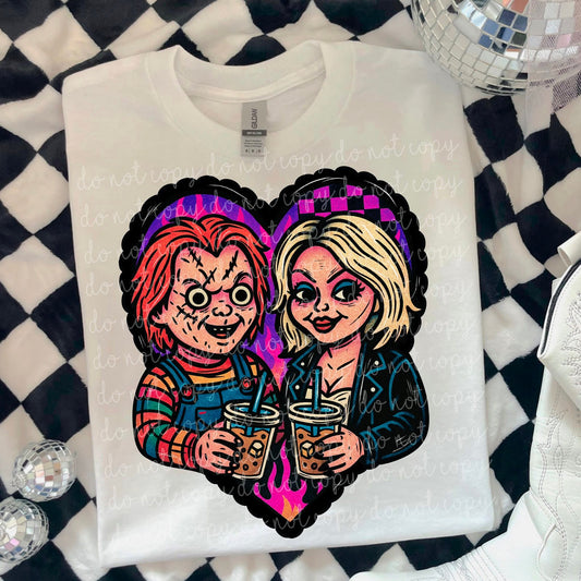 Chucky Horror Hearts - DTF TRANSFER (MMDD)