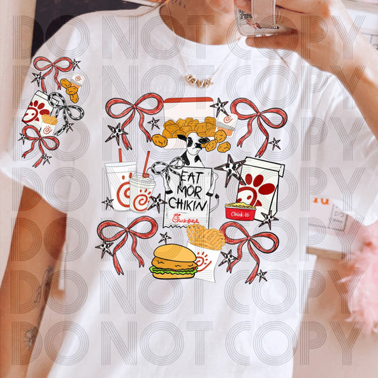 Chicken 2 - DTF TRANSFER - (Coquette grills & Thrills Collab)