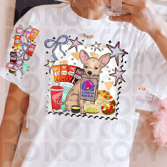 Taco 2 - DTF TRANSFER - (Coquette grills & Thrills Collab)