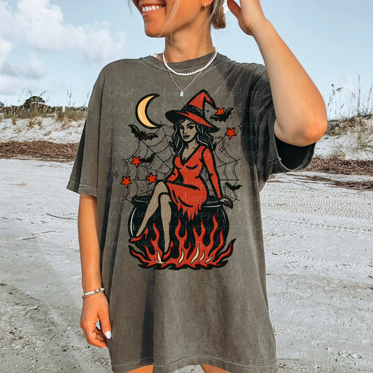 Witch cauldron medium - DTF TRANSFER (MMDD)