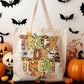 Trick or treat bag - DTF TRANSFER (personalized halloween tote bag print)