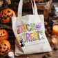 Trick or treat this bag belongs to - DTF TRANSFER (personalized halloween tote bag print)