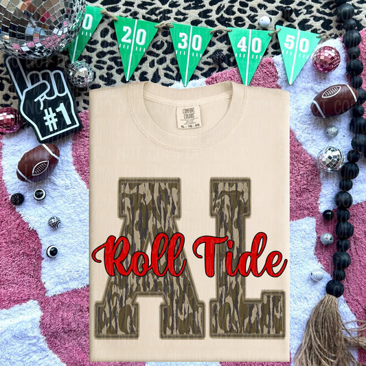 Roll tide camo - DTF TRANSFER (JMD)