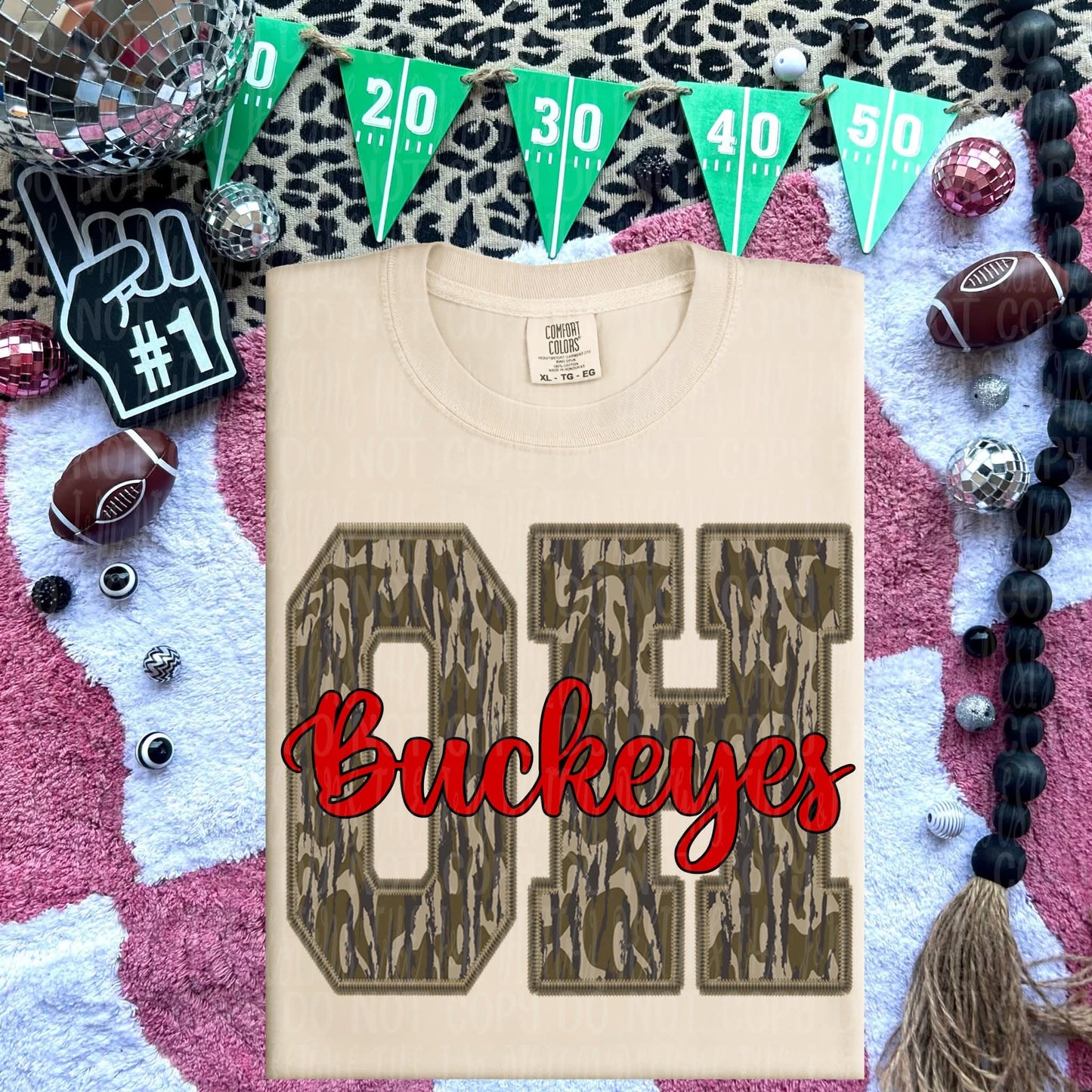 Buckeyes camo - DTF TRANSFER (JMD)