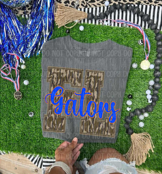 Gators camo - DTF TRANSFER (JMD)