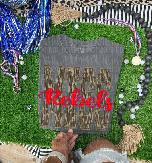 Rebels camo - DTF TRANSFER (JMD)