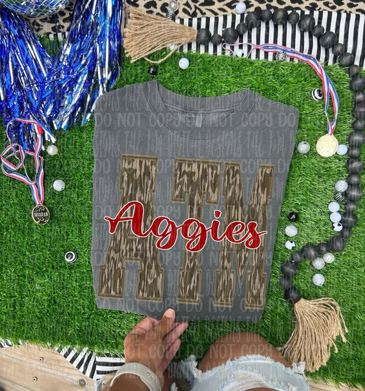Aggies camo - DTF TRANSFER (JMD)