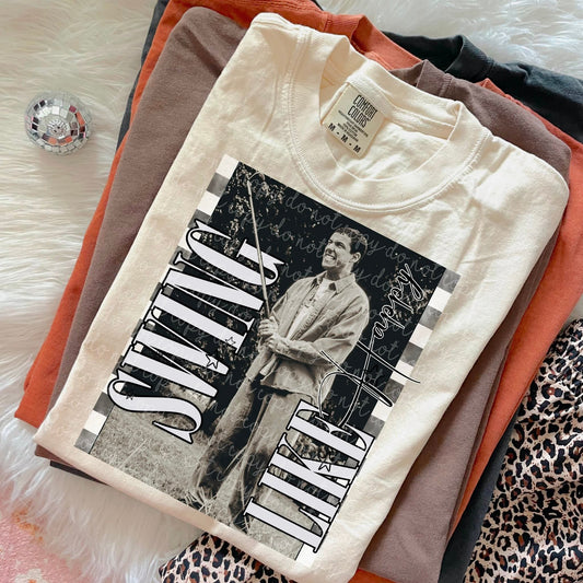 Swing like Happy - DTF TRANSFER (MMDD Adam Sand bundle)