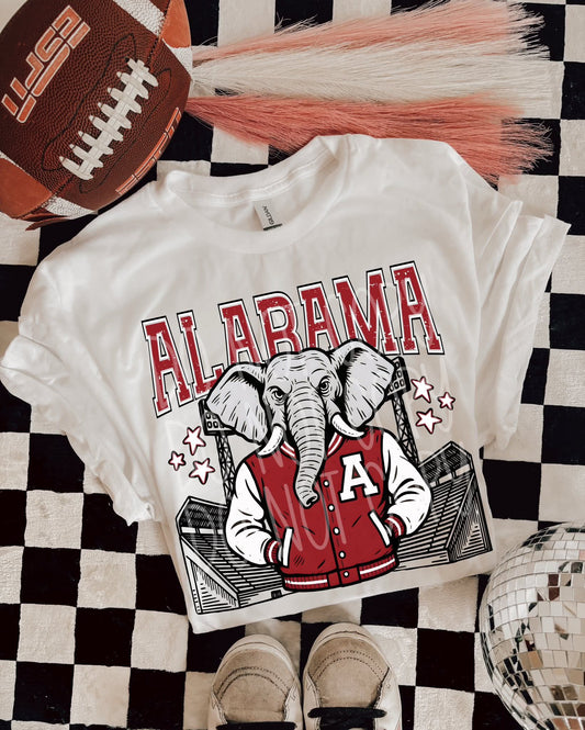 Alabama Roll Tide ; Letterman jacket mascots (DTF TRANSFER) PHDC