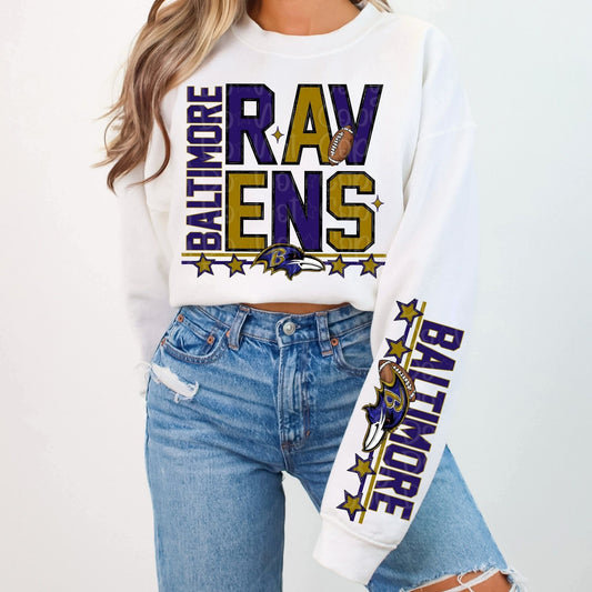 Ravens stars - DTF TRANSFER (VDS AUG25)