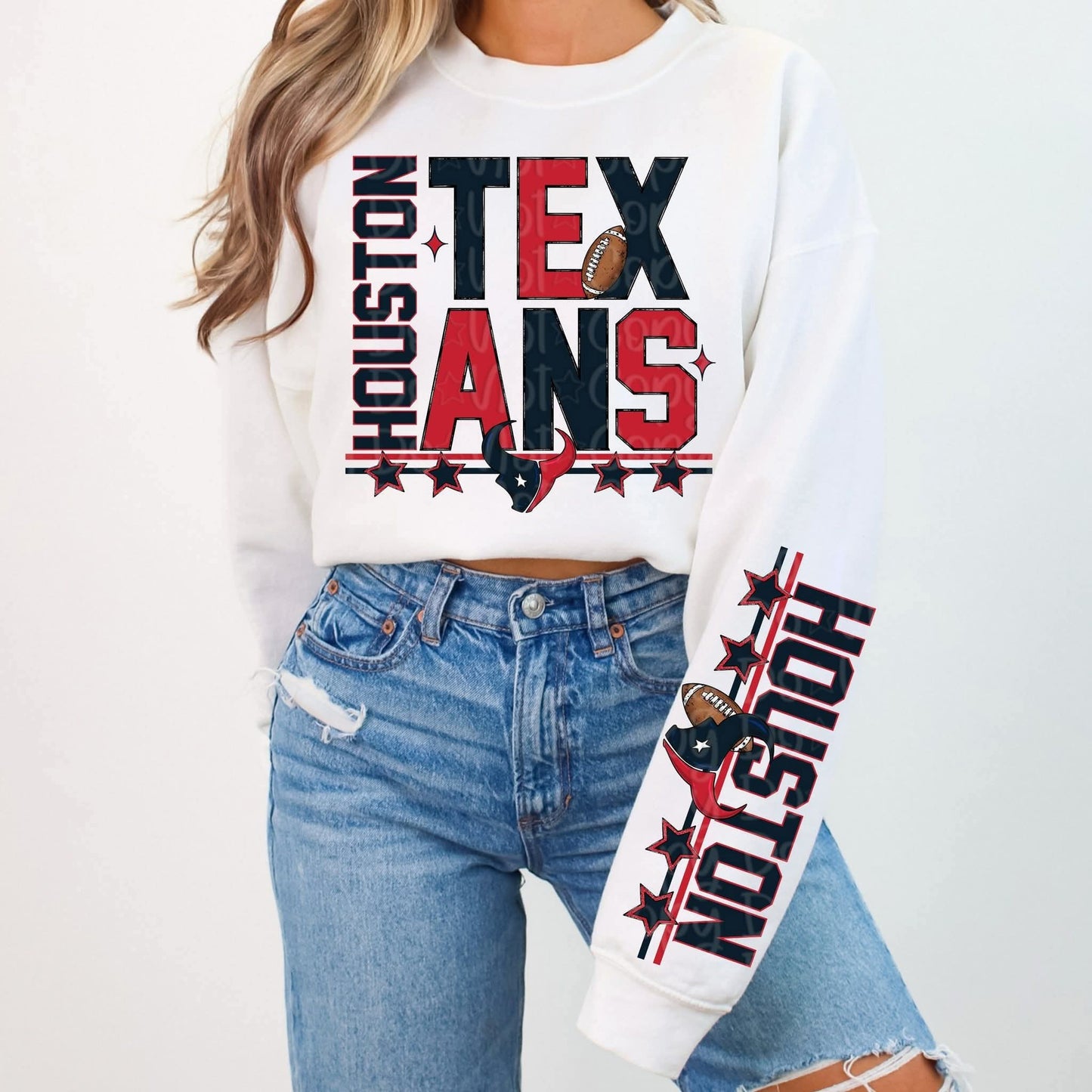 Texans stars - DTF TRANSFER (VDS AUG25)