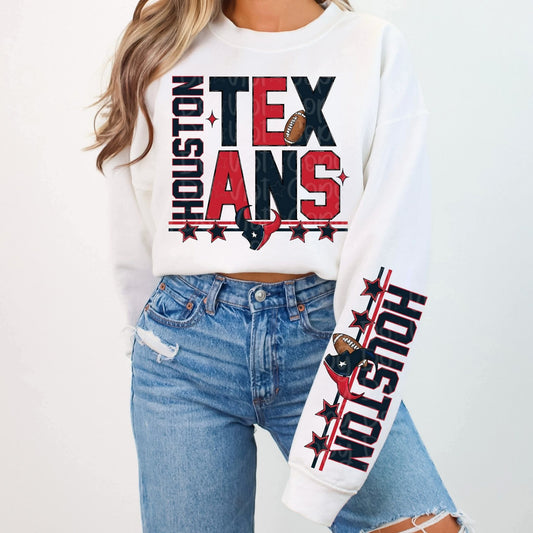 Texans stars - DTF TRANSFER (VDS AUG25)