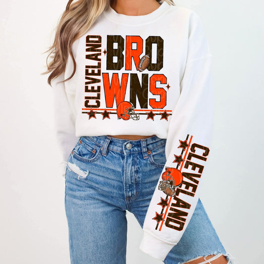 Browns stars - DTF TRANSFER (VDS AUG25)