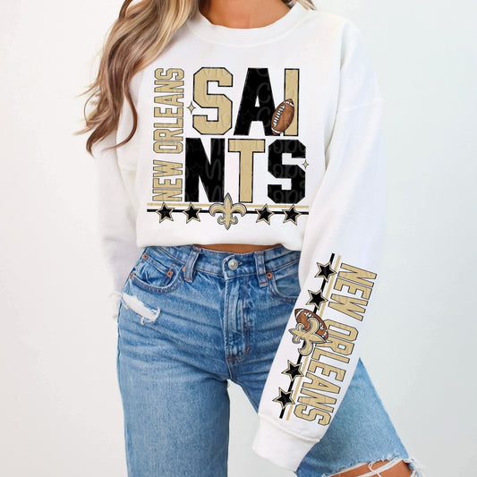 Saints stars - DTF TRANSFER (VDS AUG25)