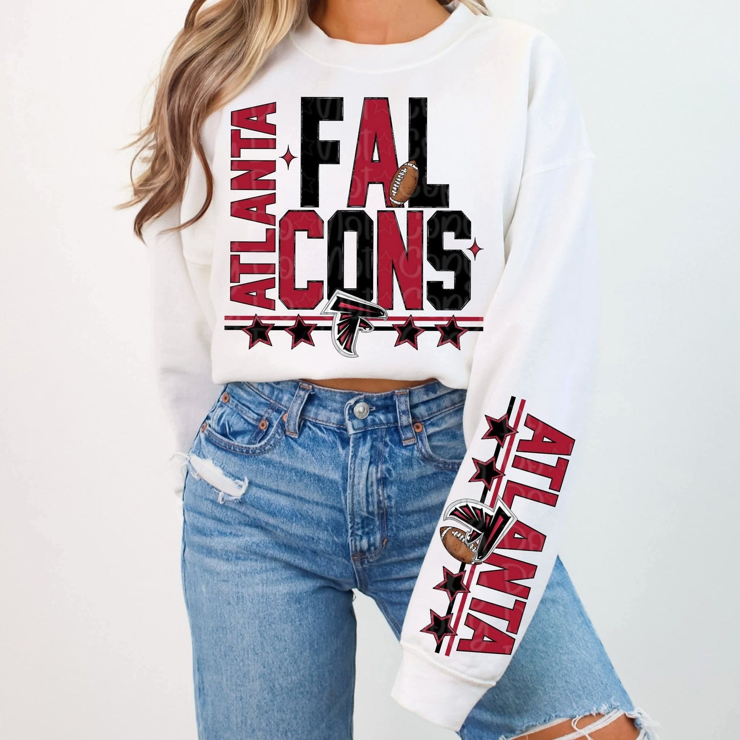 Falcons stars - DTF TRANSFER (VDS AUG25)