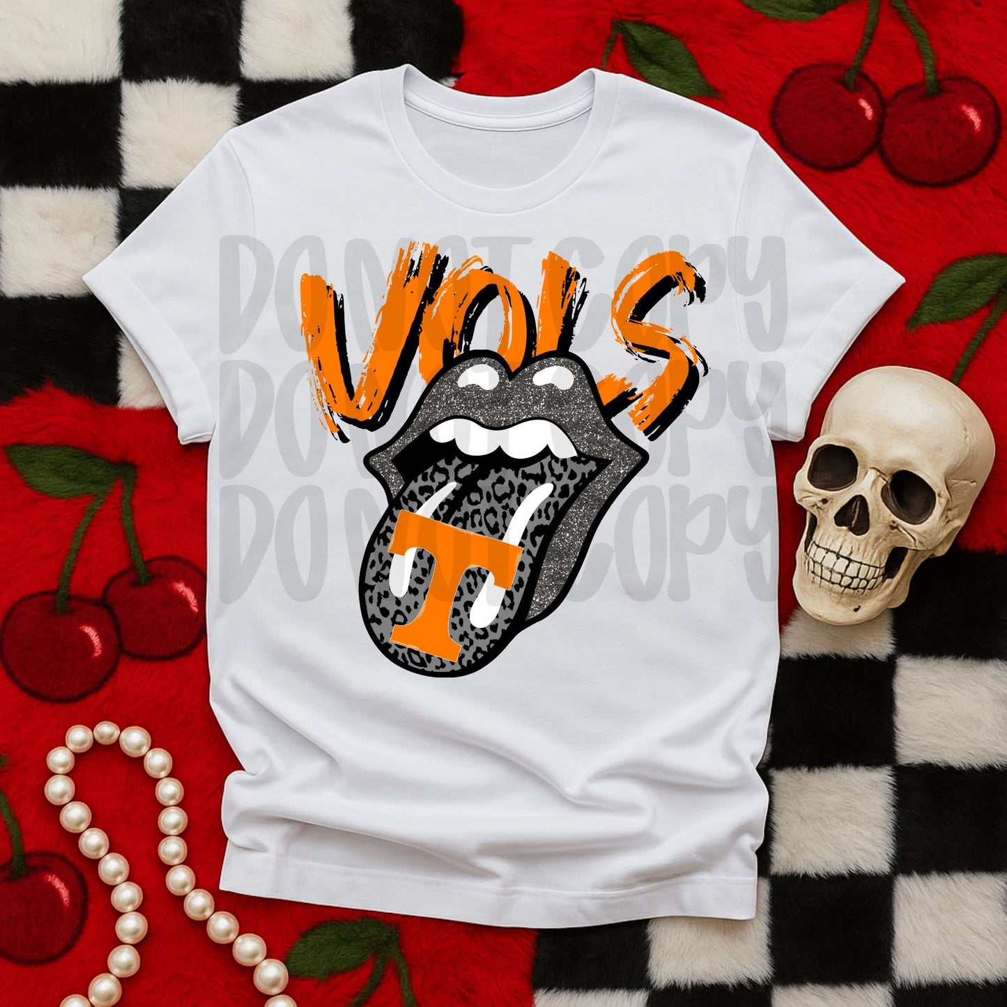 Vols leopard glitter tongue - DTF TRANSFER (T4KD)