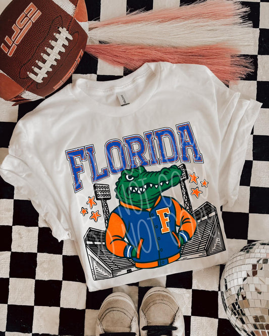Florida Gators : Letterman jacket mascots (DTF TRANSFER) PHDC
