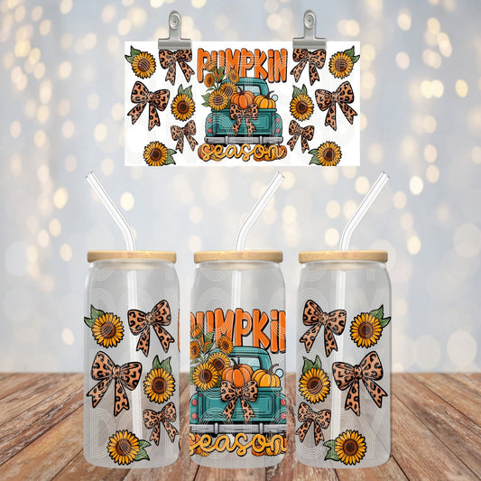 Pumpkin season - UV dtf wrap 16oz libbey (PHDC AG25)