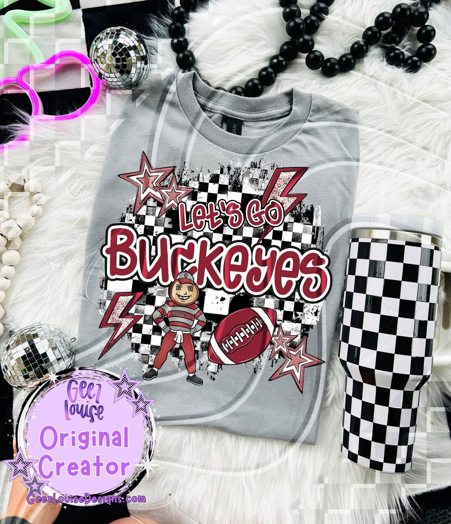 Let's go Buckeyes - DTF TRANSFER (GL925)