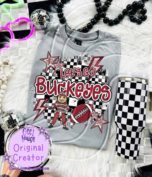 Let's go Buckeyes - DTF TRANSFER (GL925)