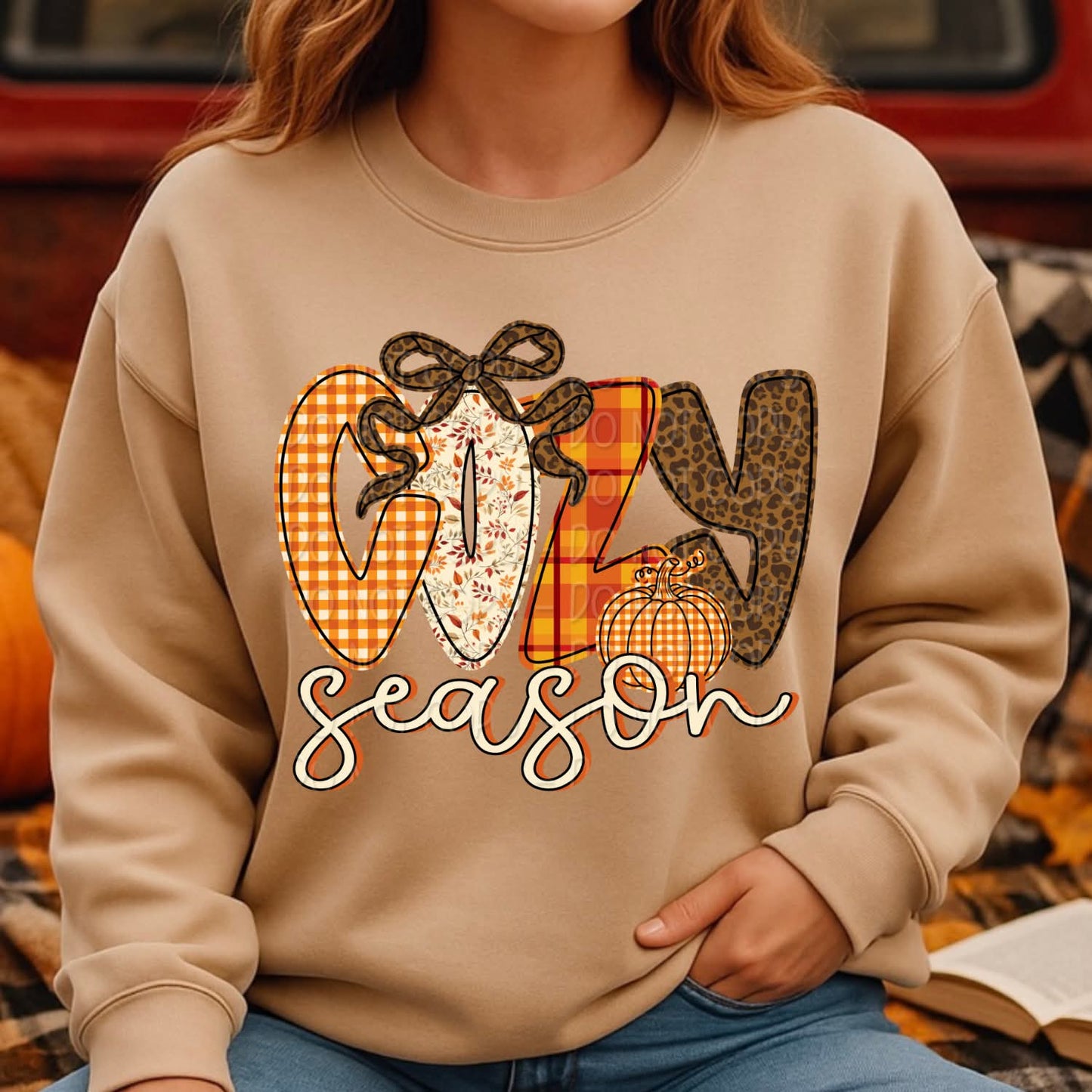 Cozy season bow coquette - DTF TRANSFER (DWS)