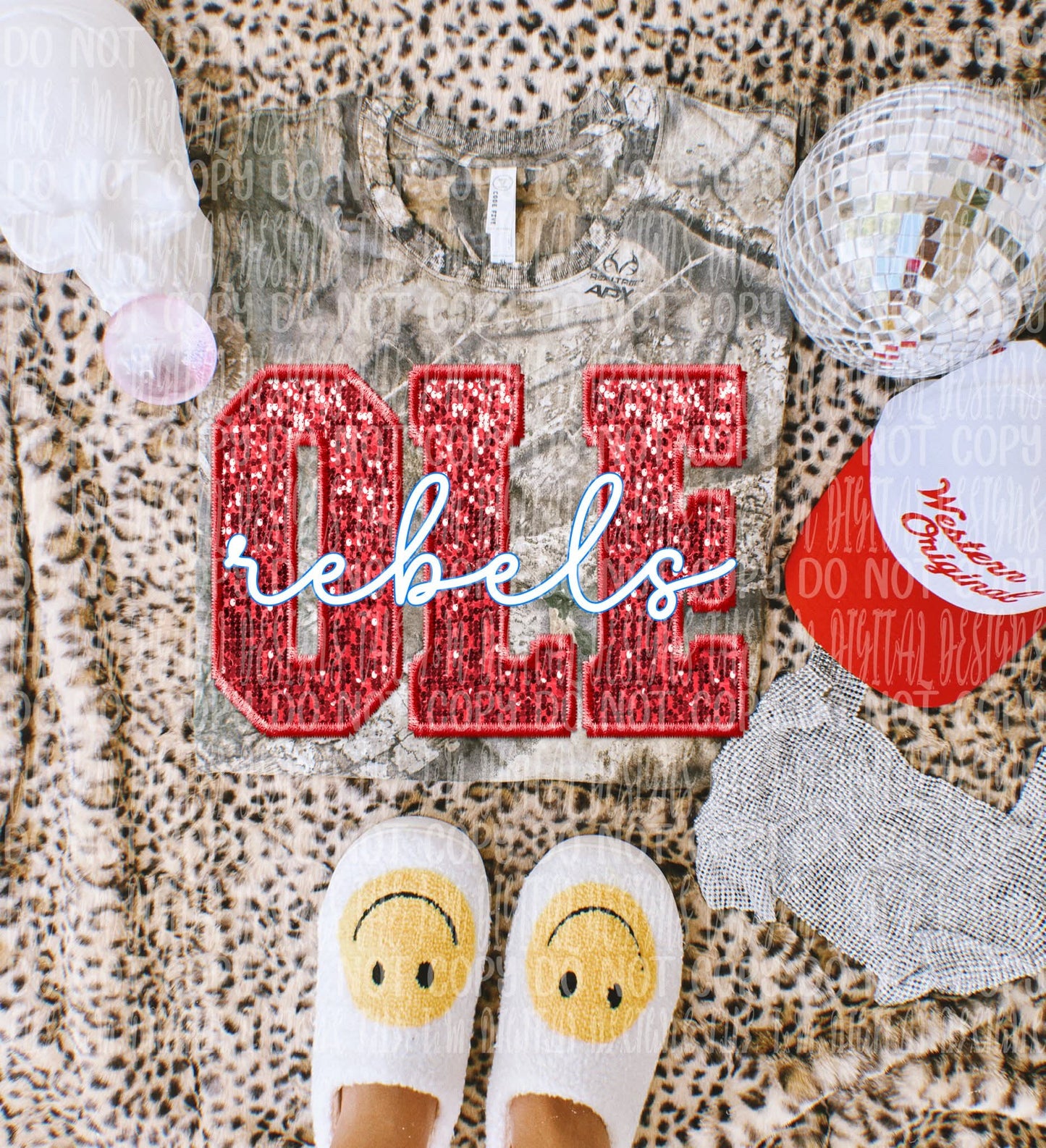 Rebels faux sequin - DTF TRANSFER (JMD)