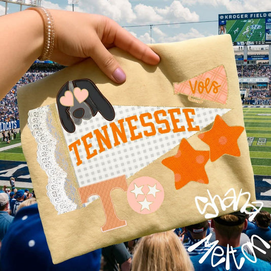 Vols - lace pennant - DTF TRANSFER (SYM)