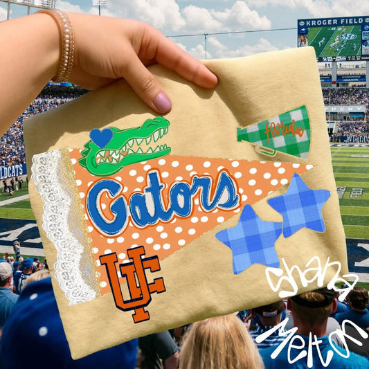 Gators - lace pennant - DTF TRANSFER (SYM)