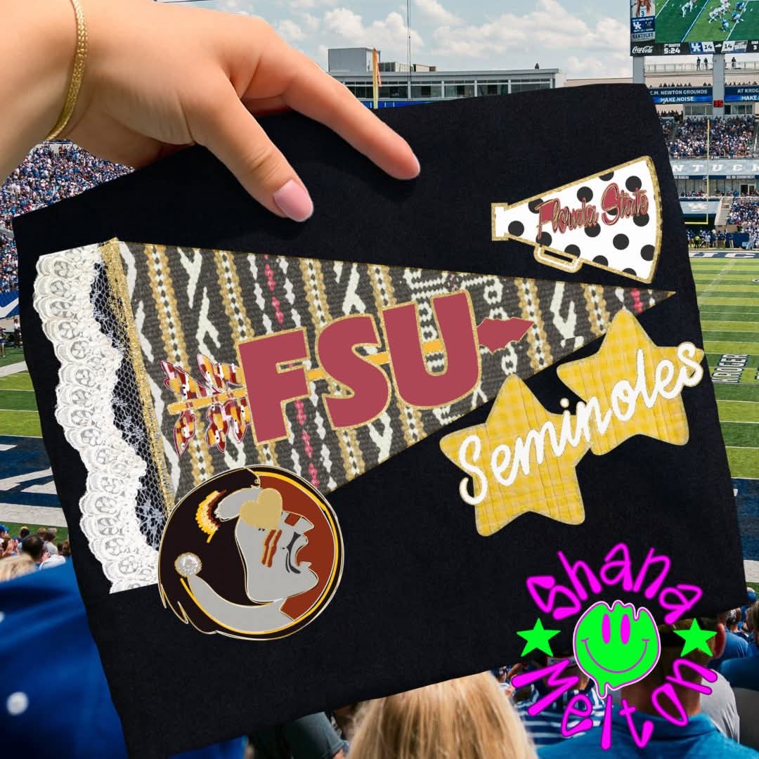 Seminoles - lace pennant - DTF TRANSFER (SYM)