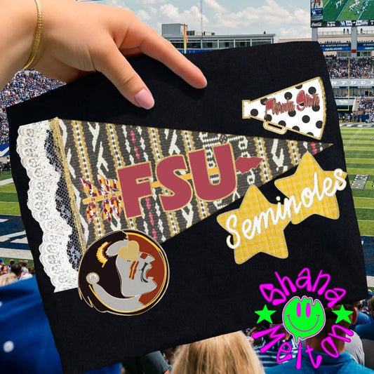 Seminoles - lace pennant - DTF TRANSFER (SYM)