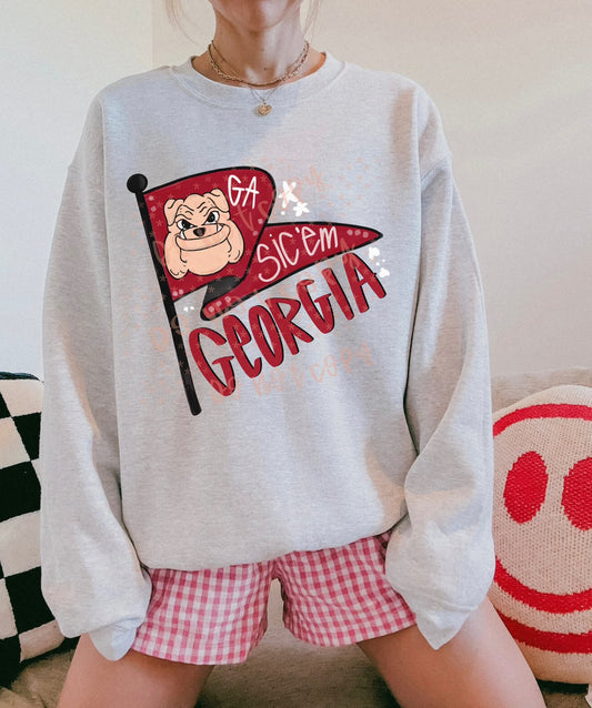 Sic em flag ; Bulldogs bundle - DTF TRANSFER (SYM)