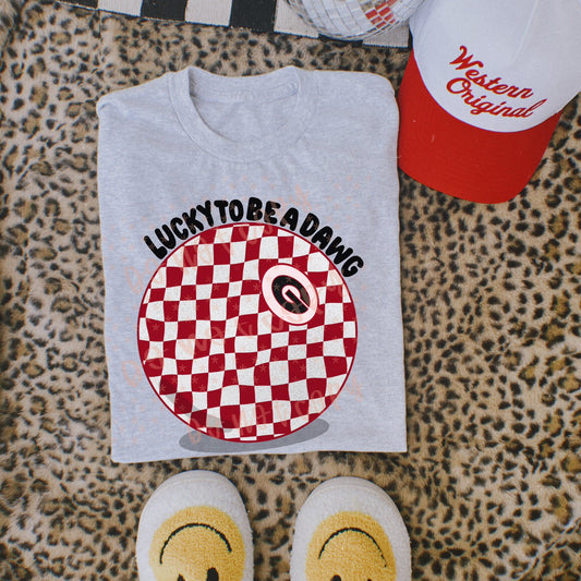 Lucky to be a Dawg ; Bulldogs bundle - DTF TRANSFER (SYM)