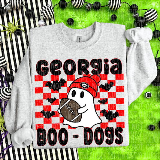 Georgia boo dogs bulldogs - DTF TRANSFER (JMD)