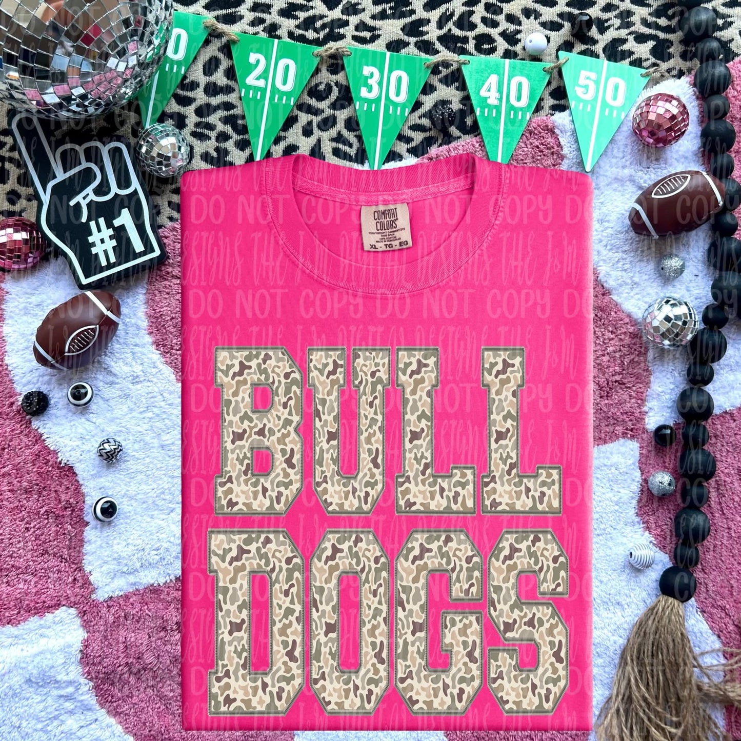 Bulldogs ; duck camo stack - DTF TRANSFER (JMD)