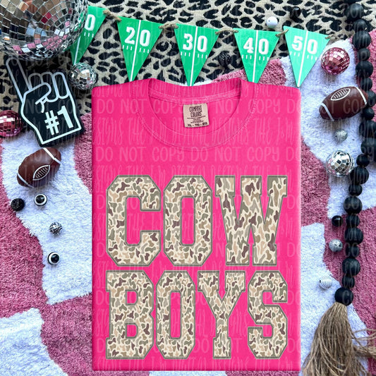 Cowboys ; duck camo stack - DTF TRANSFER (JMD)