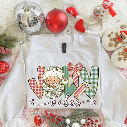 Jolly vibes Santa - DTF TRANSFER (DWS)