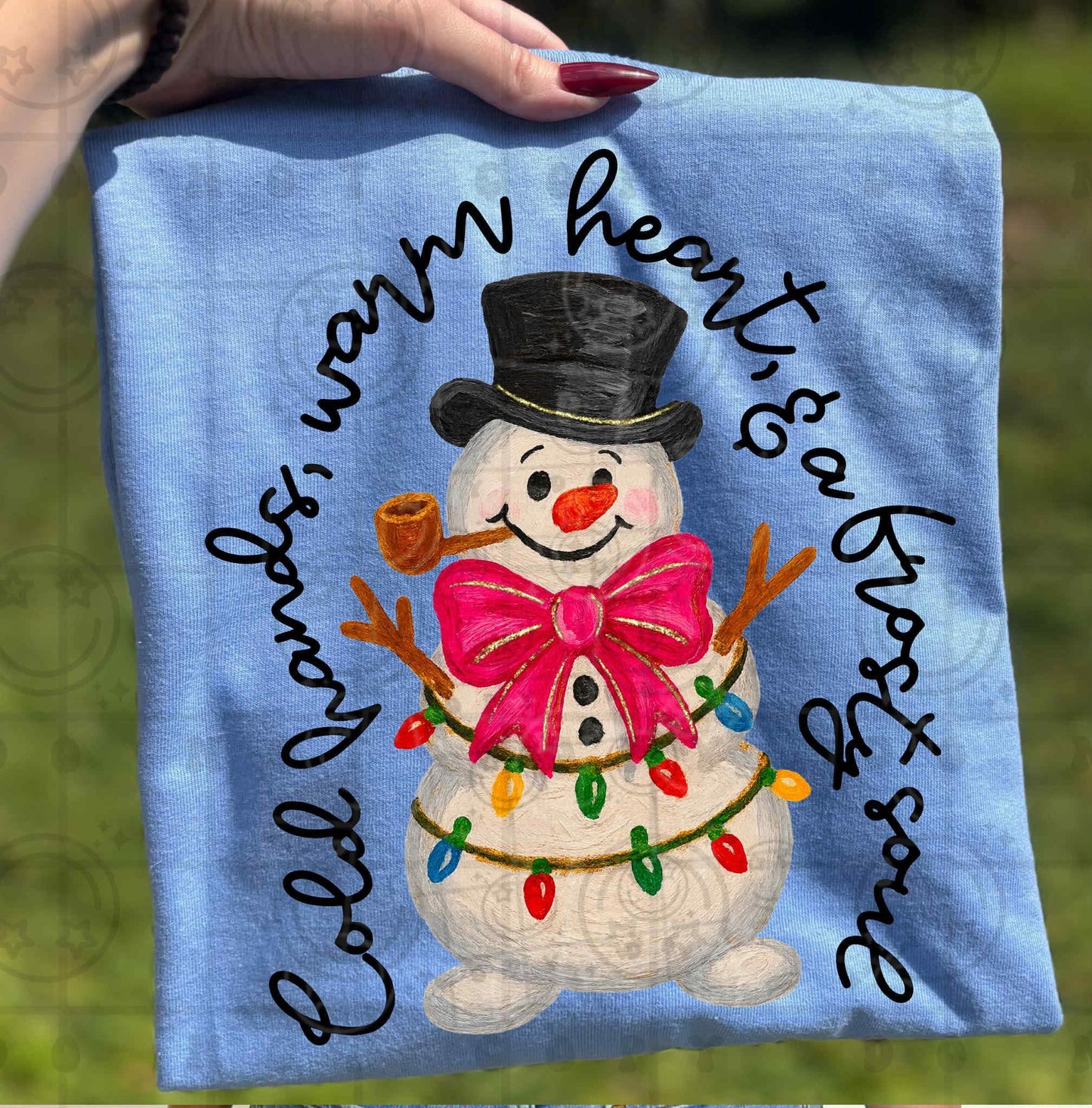Snowman cold hands, warm heart, frosty soul EXCLUSIVE - DTF TRANSFER
