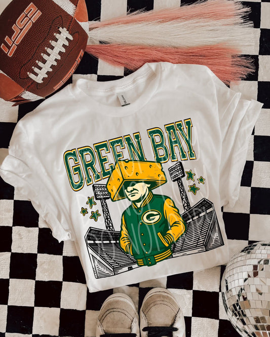 Green Bay : Letterman jacket mascots (DTF TRANSFER) PHDC